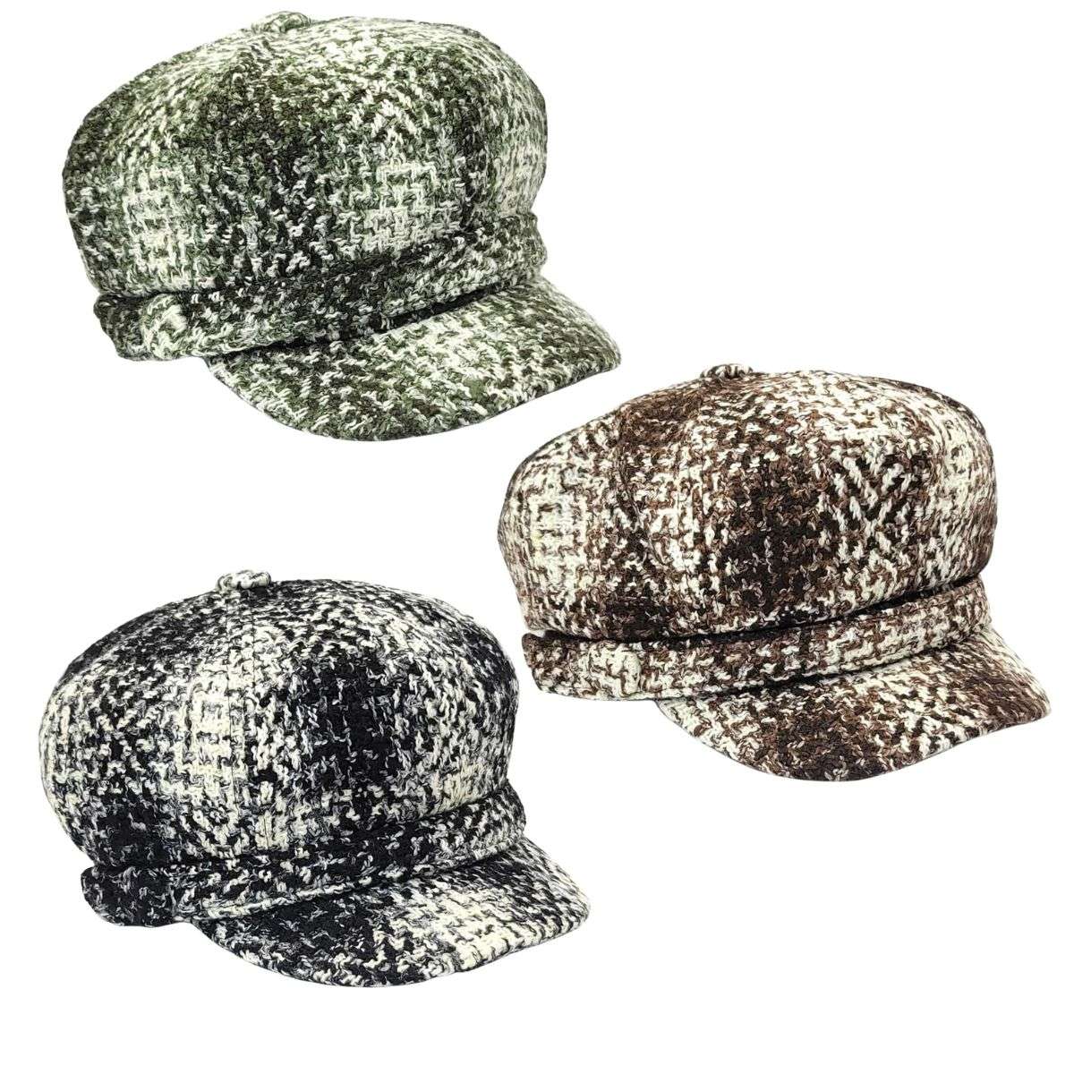 Newsboy Hat -To-Flower Multi-Coloured
