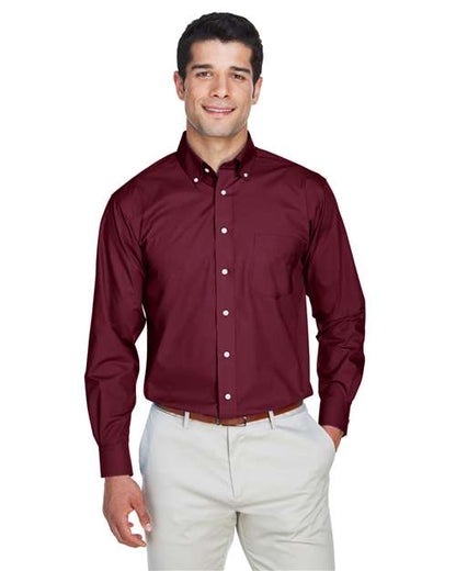 Men's Crown Collection® Broadcloth Woven Dress Shirt -  - 15658