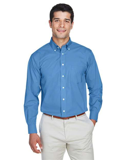 Men's Crown Collection® Broadcloth Woven Dress Shirt -  - 15658