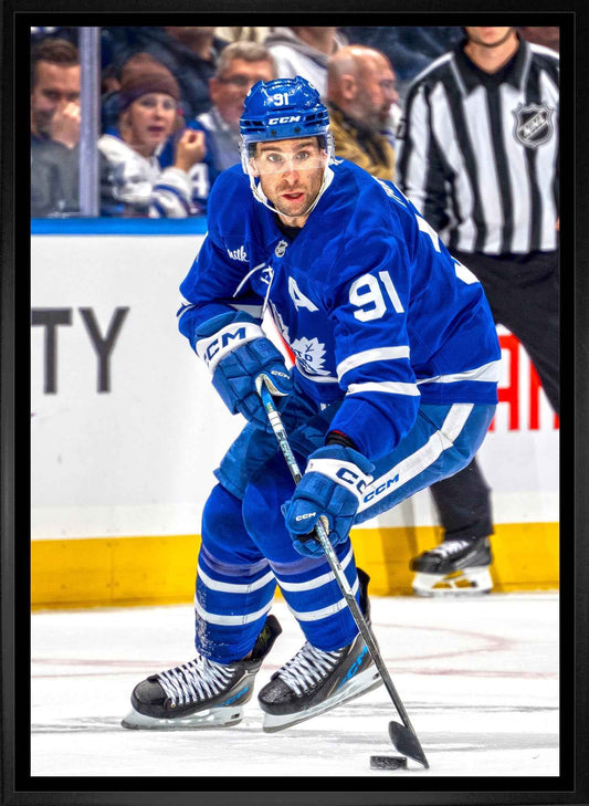 John Tavares 20x29 Framed Canvas Toronto Maple Leafs