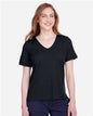 Women's CrownLux Performance® Plaited Rolled Sleeve Shirt -  - 13387