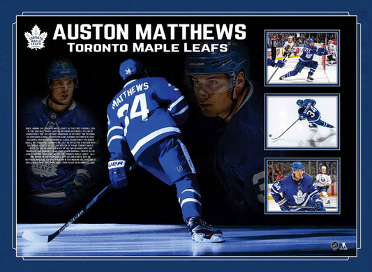 Auston Matthews Toronto Maple Leafs Framed Photo Collage