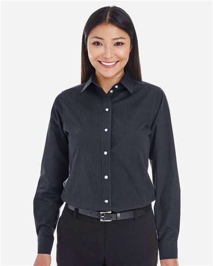 Women's Crown Collection® Striped Woven Dress Shirt -  - 13428