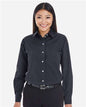 Women's Crown Collection® Striped Woven Dress Shirt -  - 13428