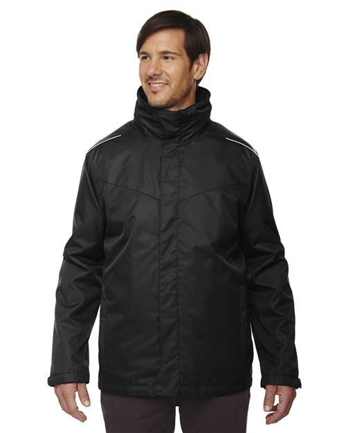 Men's Tall Region 3-in-1 Jacket with Fleece Liner -  - 13289 - Toronto Screen Printing- Color
