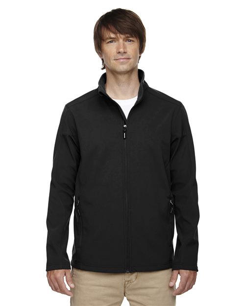 Men's Tall Cruise Two-Layer Fleece Bonded Soft Shell Jacket -  - 13293 - Toronto Screen Printing- Color