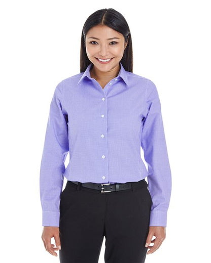 Women's Crown Collection® Royal Dobby Woven Dress Shirt -  - 13353