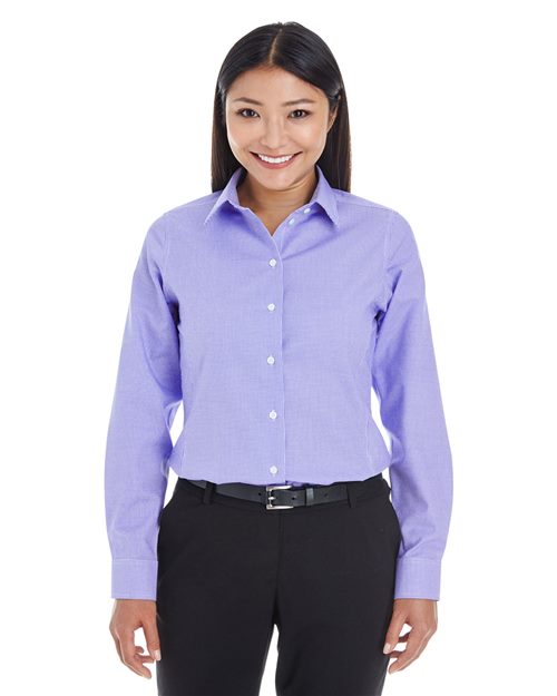 Women's Crown Collection® Royal Dobby Woven Dress Shirt -  - 13353 - Toronto Screen Printing- Color