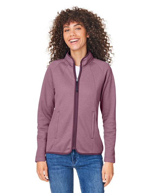 Women's Venture Heathered Stripe Full-Zip -  - 13355