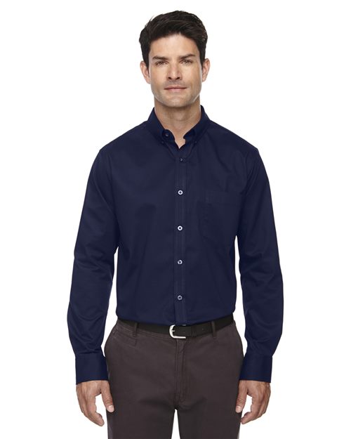 Men's Tall Operate Twill Dress Shirt -  - 13484 - Toronto Screen Printing- Color