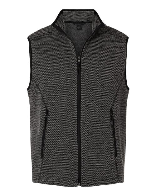 Men's Jasper Jacquard Fleece Vest -  - 16199