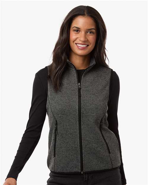 Women's Jasper Jacquard Fleece Vest -  - 16203