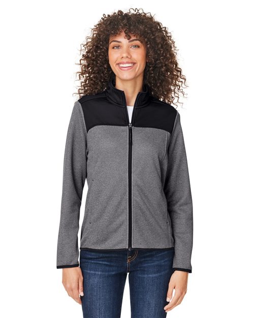 Women's Venture Heathered Stripe Hybrid Jacket -  - 13515