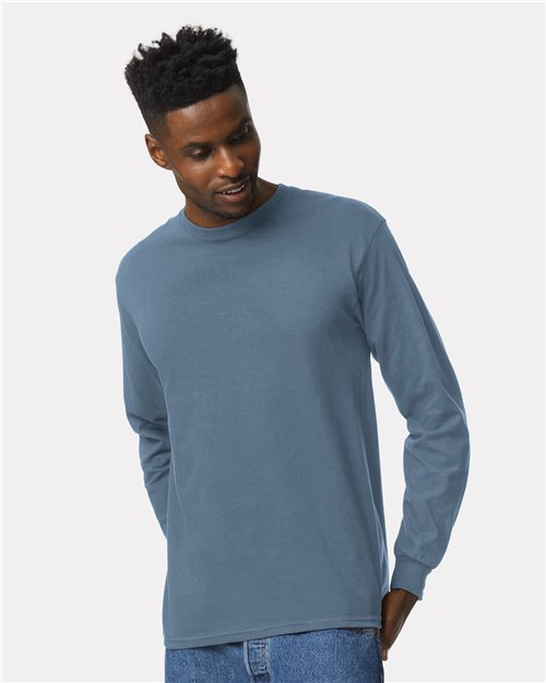 Ultra Cotton® Long Sleeve T-Shirt - Ash