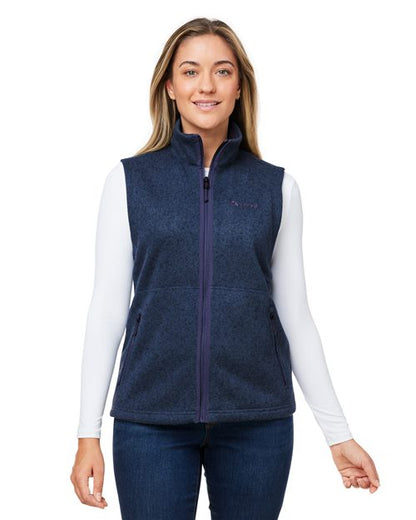 Women's Drop Line Fleece Vest -  - 13611