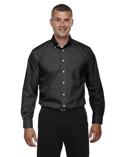 Men's Tall Crown Collection® Broadcloth Woven Dress Shirt -  - 13635