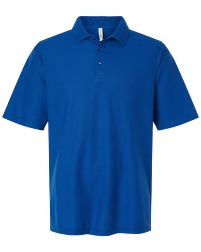 Men's Maverick CVC Pique Polo - Black -  - 13838
