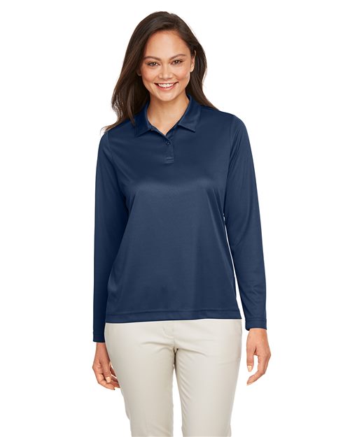 Women's Zone Performance Long Sleeve Polo -  - 13902
