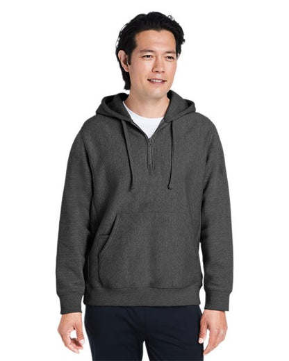 Unisex Zone HydroSport™ Heavyweight Quarter-Zip Hooded Sweatshirt -  - 13924