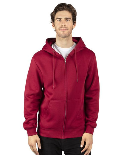 Unisex Fleece Full-Zip Hooded Sweatshirt -  - 14008