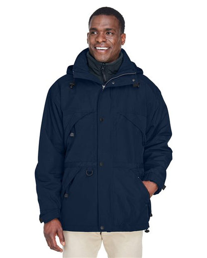 Men's 3-in-1 Parka with Dobby Trim -  - 14145