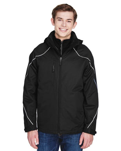 Men's Angle 3-In-1 Jacket with Bonded Fleece Liner -  - 14157