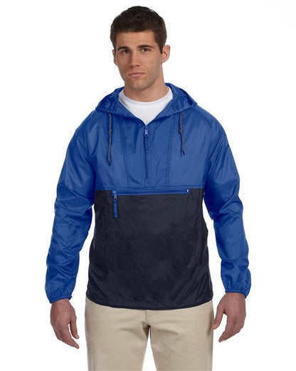 Unisex Packable Hooded Nylon Jacket -  - 14181
