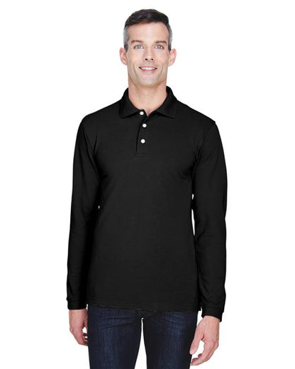 Men's Easy Blend™ Long Sleeve Polo -  - 14195