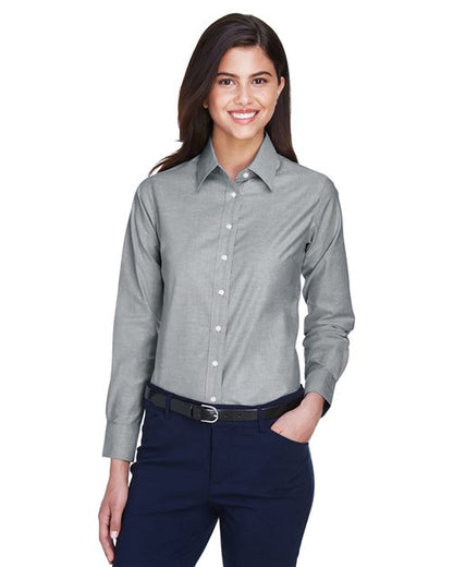 Women's Long Sleeve Oxford Dress Shirt -  - 14204