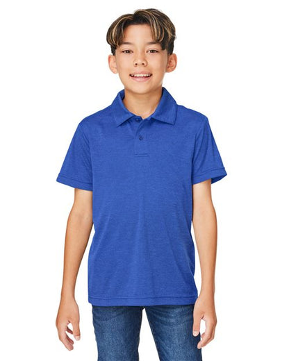 Youth Zone Sonic Heather Performance Polo -  - 14317