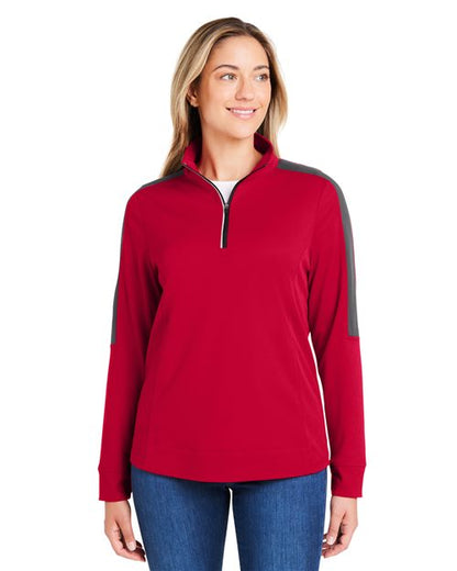 Women's Market Snag Protect Mesh Colorblock Quarter-Zip Pullover -  - 14490