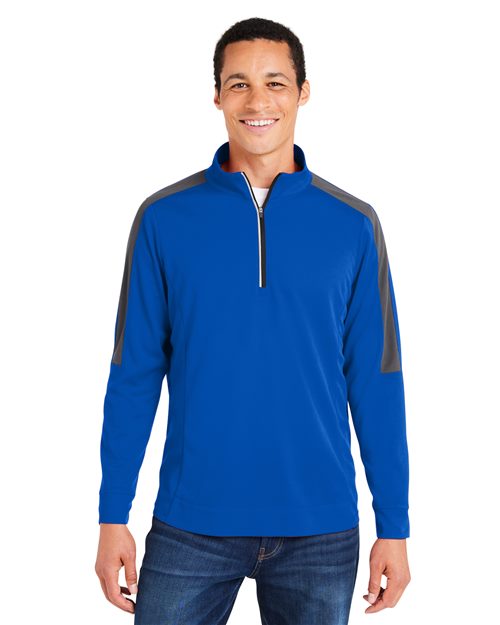 Men's Market Snag Protect Mesh Colorblock Quarter-Zip Pullover -