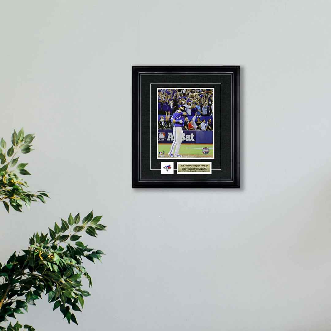 Jose Bautista Toronto Blue Jays Framed 8x10 Homerun Bat Flip Photo