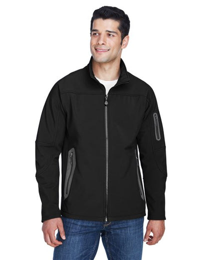 Men's Three Layer Fleece Bonded Shell Technical Jacket -  - 15406