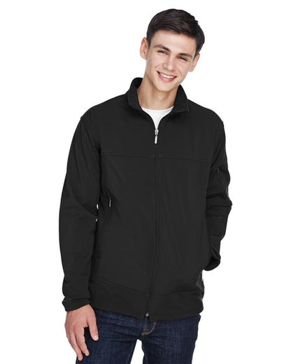 Men's Three layer Fleece Performance Soft Shell Jacket -  - 15450