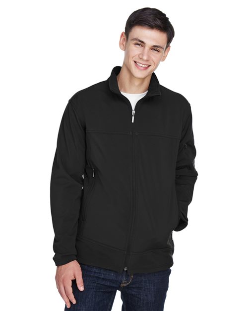 Men's Three layer Fleece Performance Soft Shell Jacket -  - 15450
