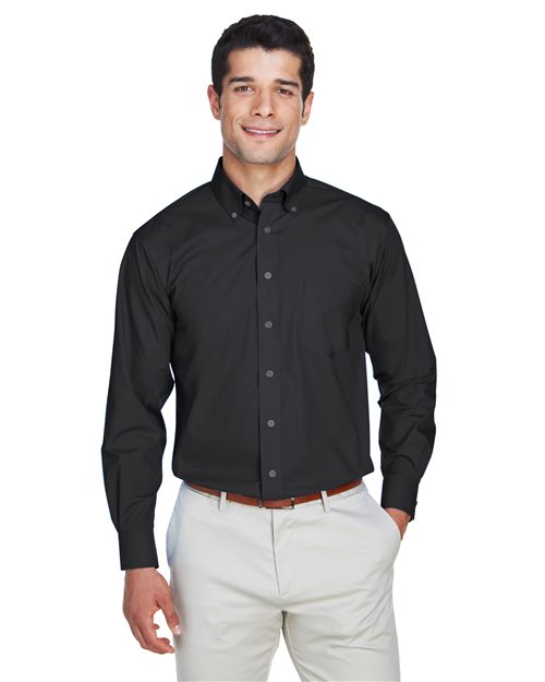 Men's Crown Collection® Broadcloth Woven Dress Shirt -  - 15658