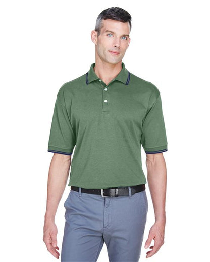 Tipped Perfect Pima Interlock Polo -  - 15854