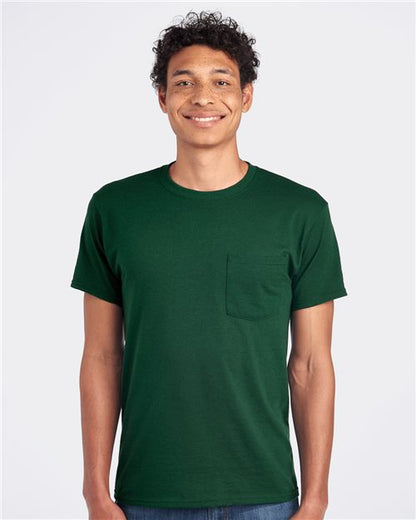 Unisex Dri-Power® 50/50 Pocket T-Shirt -  - 159