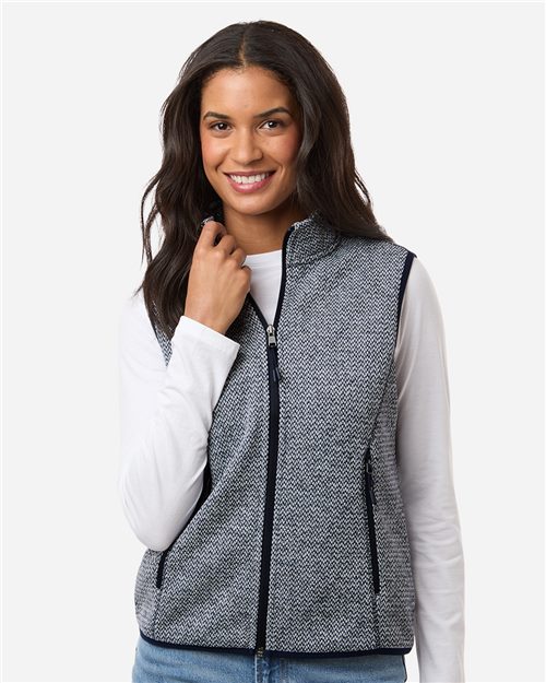 Women's Jasper Jacquard Fleece Vest -  - 16203