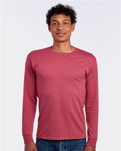 Men's Dri-Power® Long Sleeve 50/50 T-Shirt -  - 166