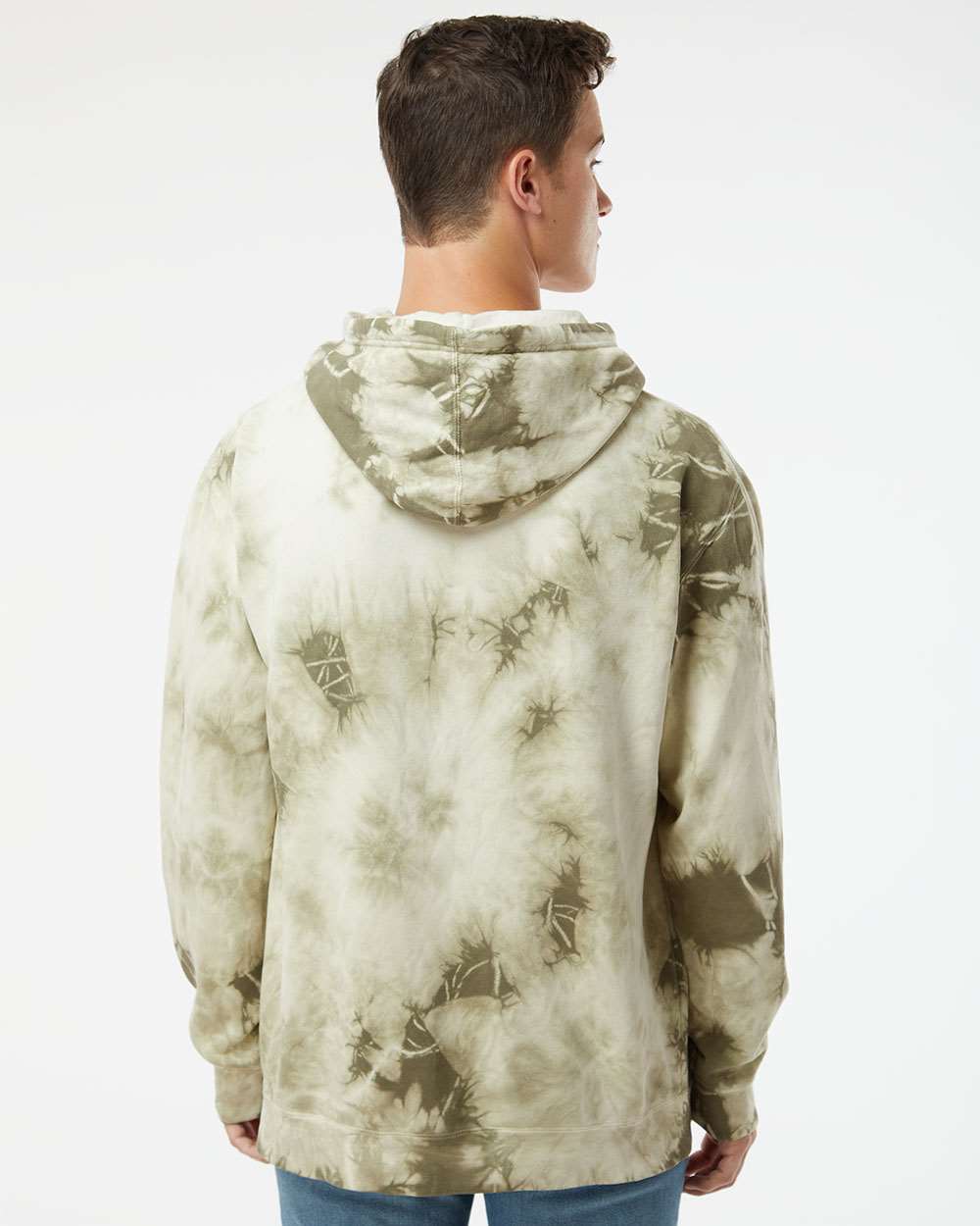 Independent Trading Co. Midweight Tie-Dyed Hooded Sweatshirt PRM4500TD