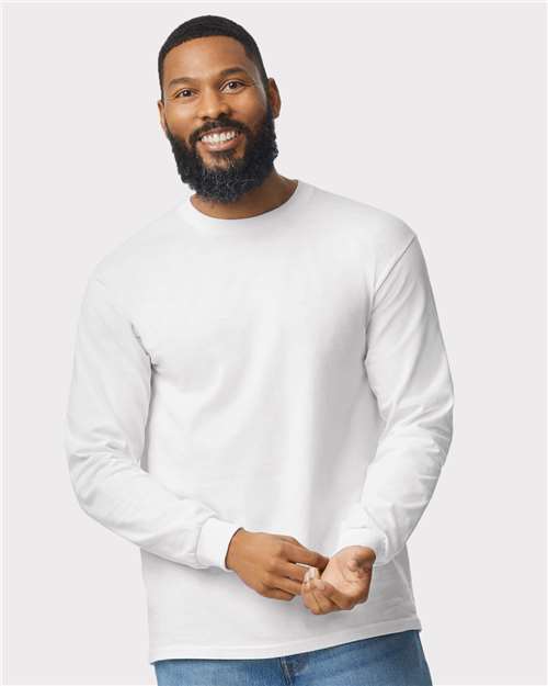 Heavy Cotton™ Long Sleeve T-Shirt - White