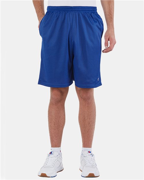 Polyester Mesh 9" Shorts with Pockets S162