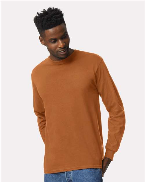 Ultra Cotton® Long Sleeve T-Shirt - Texas Orange