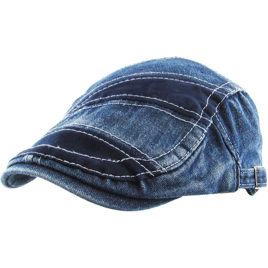 IVY Hat -K200 Denim Multi-Coloured Adjustable - Blue / OSFA - Ivy