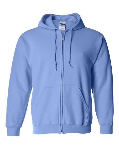 Unisex Heavy Blend™ Full-Zip Hooded Sweatshirt - Carolina Blue -  - 415