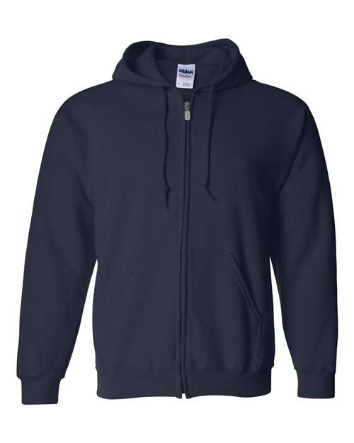 Unisex Heavy Blend™ Full-Zip Hooded Sweatshirt - Navy -  - 415