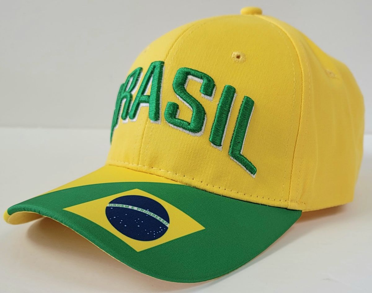 Soccer National Flag Logo cap - BRASIL OSFA 1901BRS - Cap