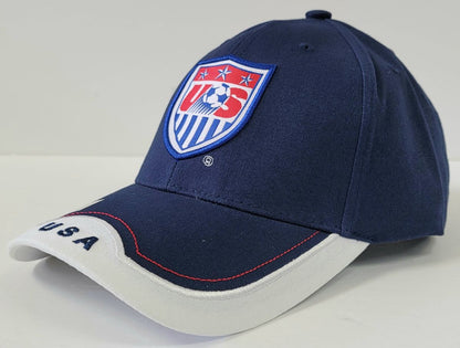 Soccer National Team Logo cap - USA White & Navy OSFA SNTUSA - Cap